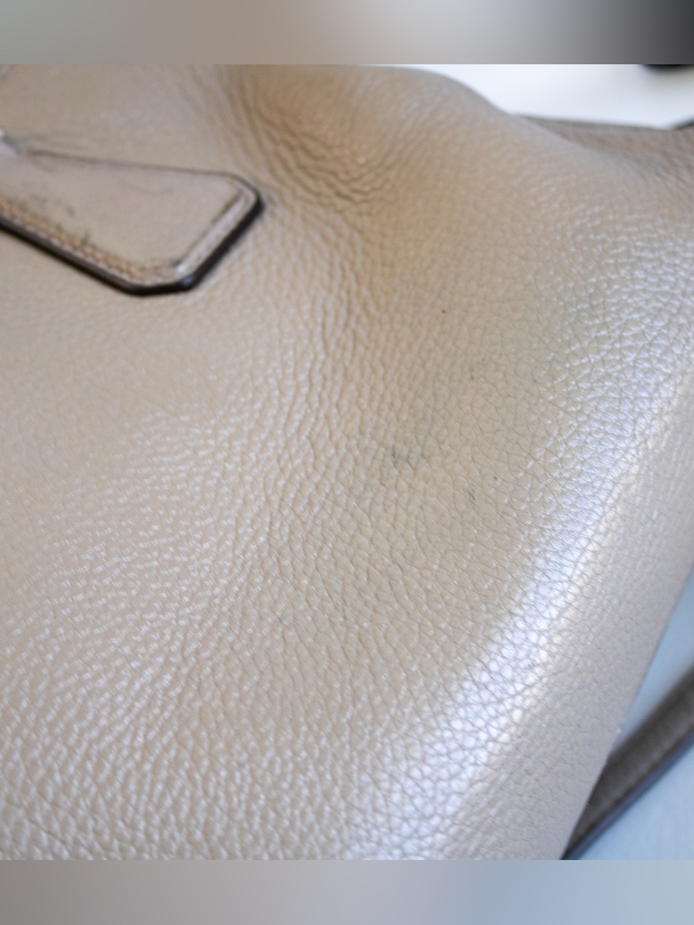 Michael Kors Camille Satchel/Shoulder Pebbled Women’s Leather Bag in Cinder Gray - Picture 6 of 16